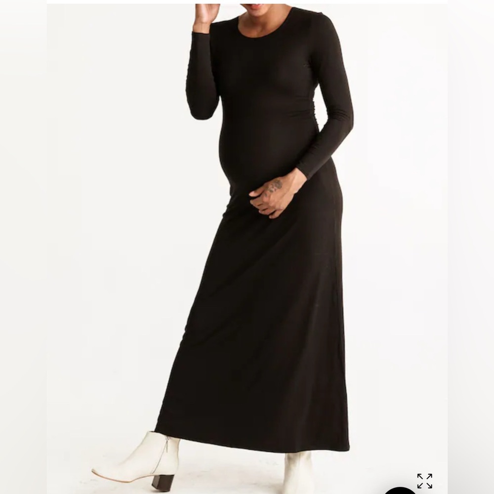 Storq Chic Black Long Sleeve Dress